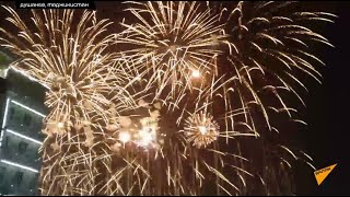 Салют в честь 30-летия независимости Таджикистана