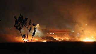 Kebakaran Di Area Bandara Kertajati SPBU dan Gedung Kargo