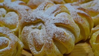 Воздушные БУЛОЧКИ с Варёной Сгущёнкой | Buns with boiled condensed milk
