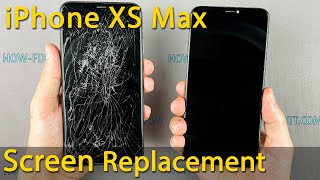 iPhone XS Max how to replace cracked screen and save True Tone
