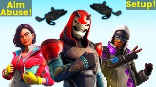 Fortnite Aim Abuse Setup & Tutorial F.P.S Strikepack Dominator
