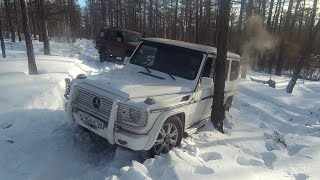 Снежное рубилово! Land Cruiser Prado, Гелик, Discovery, Carib, HiAce, Surf, УАЗ. Саранакан. Часть 1