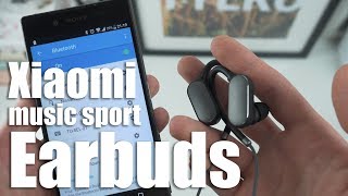 Bezprzewodowe słuchawki z kablem - Xiaomi Wireless Bluetooth 4.1 Music Sport Earbuds