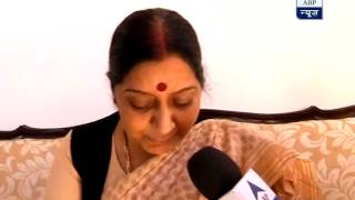 Sushma Swaraj in grief following Bal Thackeray's death