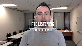 PTE Listening: Fill in the Blanks - June 2019 - New practice and tips from Chris