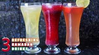 3 Easy Refreshing Ramadan Drinks | Ramadan Recipes