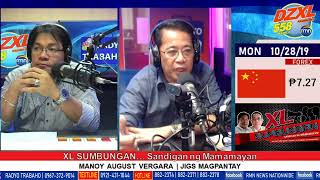 XL SUMBUNGAN... Sandigan ng Mamamayan - 10/28/19 - 6:30 - 7:00 P.M