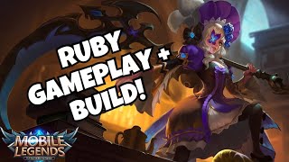 RUBY GAMEPLAY AND BUILD! - Mobile Legends
