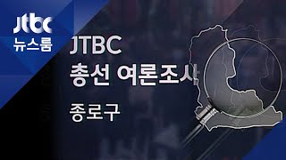 '정치 1번지' 종로 지지율로 본 '보수통합' 효과는? / JTBC 뉴스룸