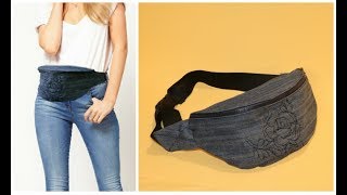 Бананка Летняя сумка на пояс своими руками / Fanny Bag