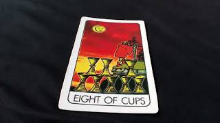 ไพ่ยิบชี ไพ่8ถ้วย(EIGHT OF CUPS)และความหมาย