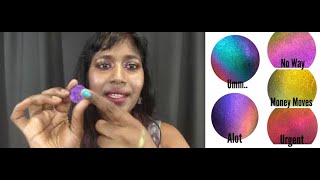 JD GLOW MULTI CHROME EYESHADOWS Swatches & Review