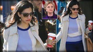 DISGRACED HILLARY AIDE HUMA ABEDIN OPENLY WEEPS ON THE STREETS OF NEW YORK