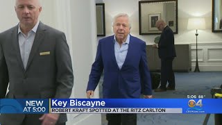 Robert Kraft Spotted In Key Biscayne