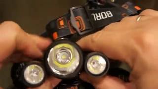 Boruit RJ - 5001 - качественный налобный фонарь