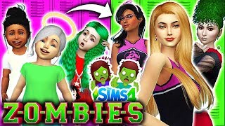 Disney ZOMBIES Characters ??Toddlers to Teens CHALLENGE!?? Disney ZOMBIES Sims 4 Create a Sim