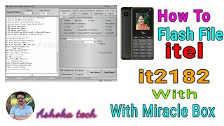 How To Backup Itel it2182 Flash File with miracle box