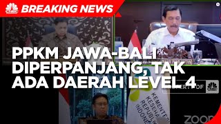 PPKM Jawa-Bali Diperpanjang, Tak Ada Daerah Level 4