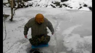 Can mittens and hat be warm when soaked in ice water? watch and see