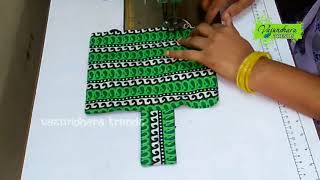 How Make Hand Pouch With Waste Cloth || DIY Hand Pouch ||