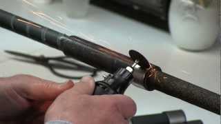 Replacing a reel seat on a finished surf rod with Lou Caruso