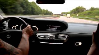 Mercedes CL 63 AMG, 260 Km/H on German Autobahn