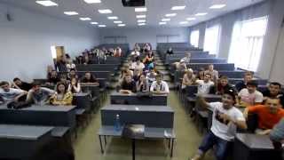 Посвящение первокурсников АЭС 2012 старшими курсами