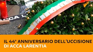 Italia: attivisti di estrema destra commemorano il 44° anniversario dell'uccisione di Acca Larentia