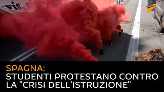 Spagna: studenti protestano contro la "crisi dell'istruzione"