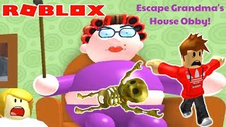 ROBLOX Escape Grandma's House Obby / Jerry Got fried!