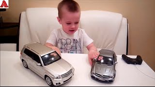 Тест драйв машинок на пульте управления 2 Мерседеса GLK 350 и SL 65 AMG