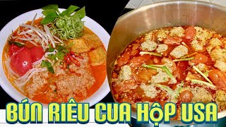 Đàn Ông Vào Bếp - Với Món Bún Riêu Cua Hộp -  Chân Gà Hầm Sả  | Năng Trần Cuộc Sống Mỹ