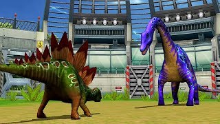 Max Level Stegosaurus - Jurassic Park Builder JURASSIC Tournament Android Gameplay HD