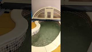 Макет бассейна из радиусных панелей