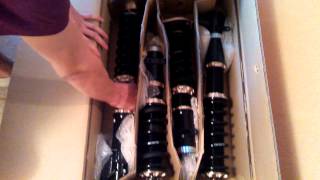 Unboxing bc racing br type coilovers