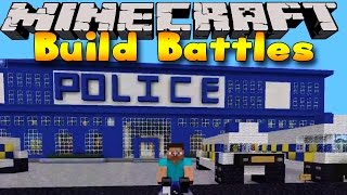 Minecraft - BUILD BATTLES - POLICE CARS & FAIRIES!