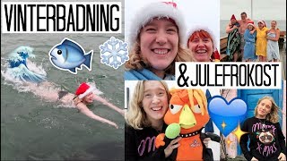 VINTERBADNING & JULEFROKOST VLOG - D.25 DECEMBER