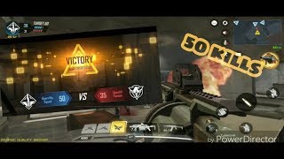 Cod mobile call of duty frontline multiplayer gameplay| 50 kills win