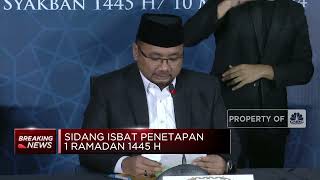 Pemerintah Tetapkan 1 Ramadhan 1445 H pada 12 Maret 2024