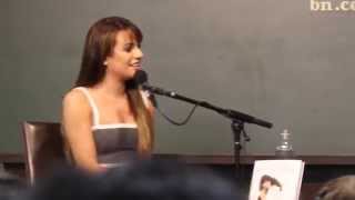 Lea Michele and Jonathan Groff Brunette Ambition q/a (Cory mentioned)