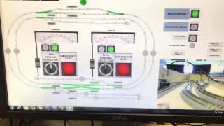 Train station control demo using PLC & M2I & advancedHMI