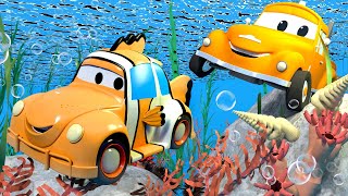 อู่ซ่อมรถสำหรับเด็ก - เฮนรี่เป็น NEMO ปลา ร้านทาสีของทอม เจ้ารถลาก - คาร์ ซิตี้!  การ์ตูนรถบรรทุก