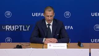 UEFA president Ceferin apologises for 'technological errors' during Champions League draw
