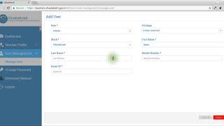 Shaalakosh Adding Block Level User