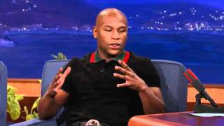 Mayweather vs Ortiz  Floyd Mayweather Jr on Conan Video