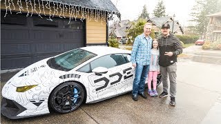 11 yr. Old Girl Gets Dad Lamborghini For Christmas! *EMOTIONAL*
