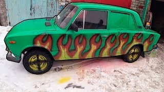 ВИНИЛ НА БОК АВТО! ЛИХОЙ ТЮНИНГ! - ШохерИзАда #3