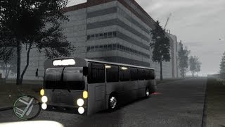 GTA 4 Russia Best Map Mod Driving Bus Mercedes Benz o305 + Sound Mods in Forest at Day + ENB Series