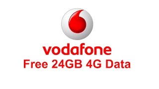 Vodafone 24GB Free 4G Data | Activate from myvodafone App