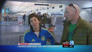 Couple engaged before Marathon bombing